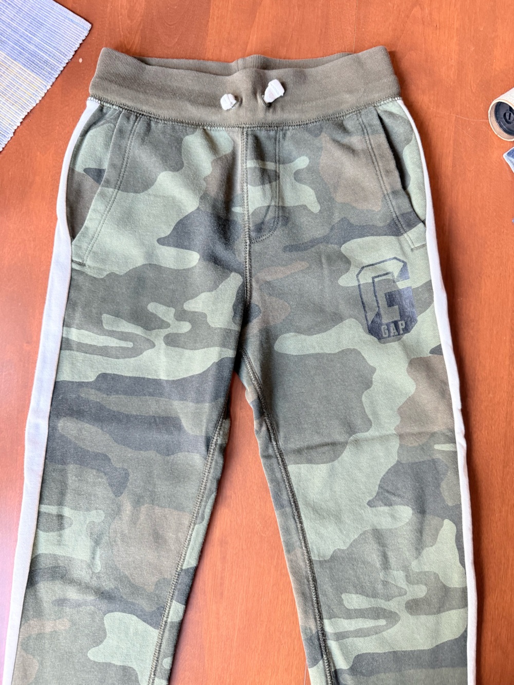 GAP Kids Camouflage Joggers - Green Camo